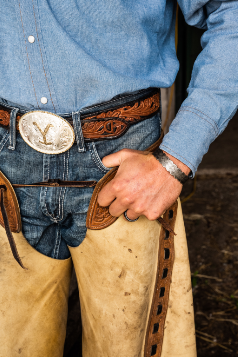 Dutton Ranch Yellowstone Belt Buckle by Montana Silversmiths